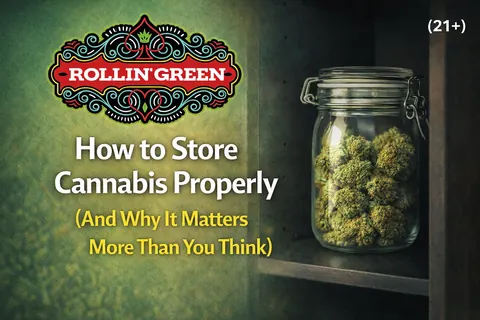How to Store Cannabis Properly (And Why It Matters More Than You Think) (21+)